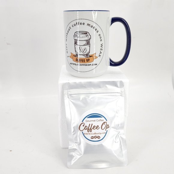 Coffee Op Exquisite 15 oz Coffee Mug Premium Porcelain + Free Gourmet coffee - Picture 9 of 16
